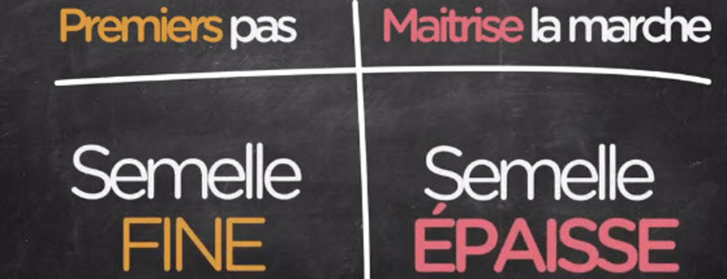 Semelle store pour enfant